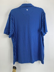 Burlebo Texas Print Polo Large NWT