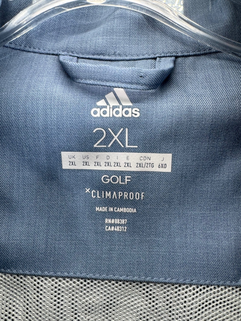 Adidas Golf Climaproof Windbreaker Sz 2XL