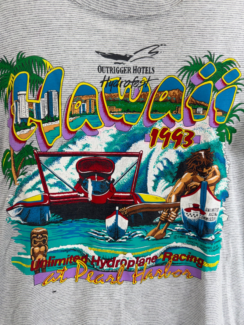 Vintage Hawaii 1993 Hydrofest Boating Shirt Sz Medium
