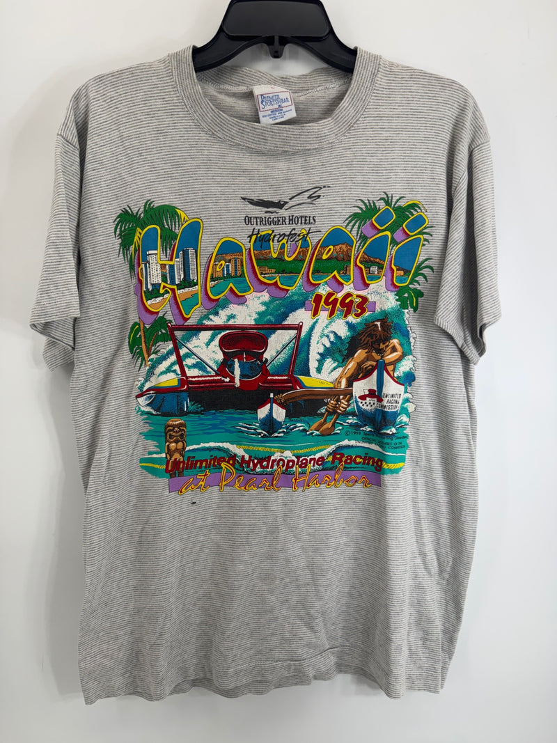Vintage Hawaii 1993 Hydrofest Boating Shirt Sz Medium