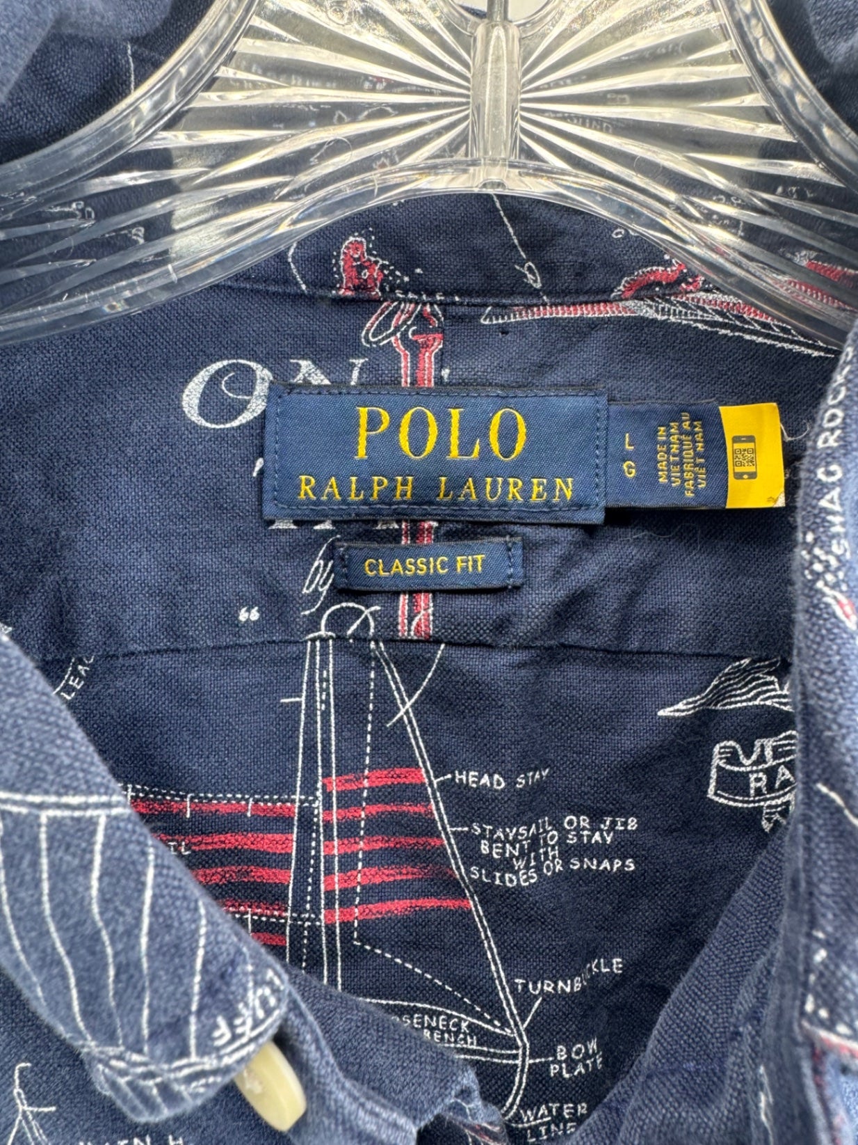 Polo Ralph Lauren Nautical-Print Oxford Shirt
