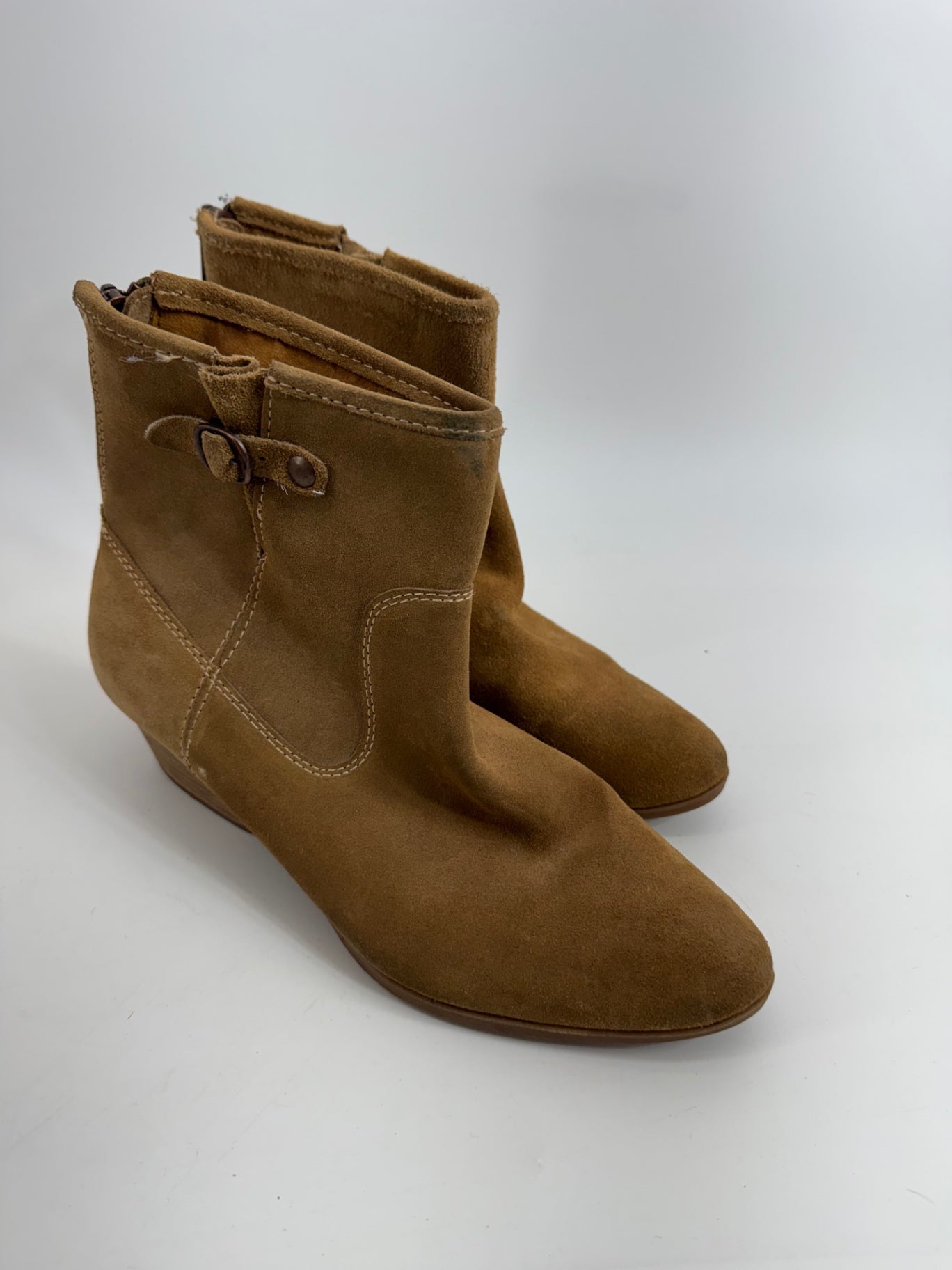 Sofft Brow Suede Ankle Boots