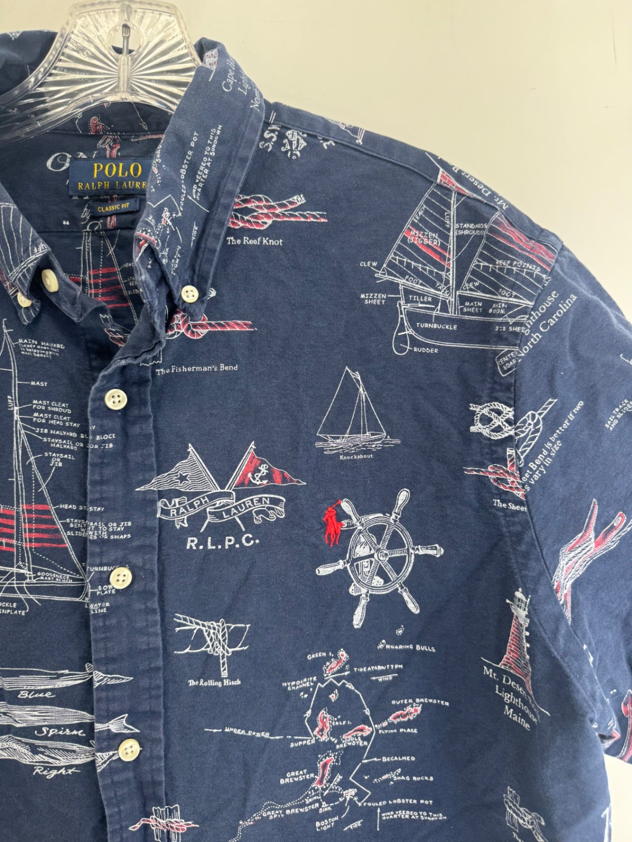 Polo Ralph Lauren Nautical-Print Oxford Shirt