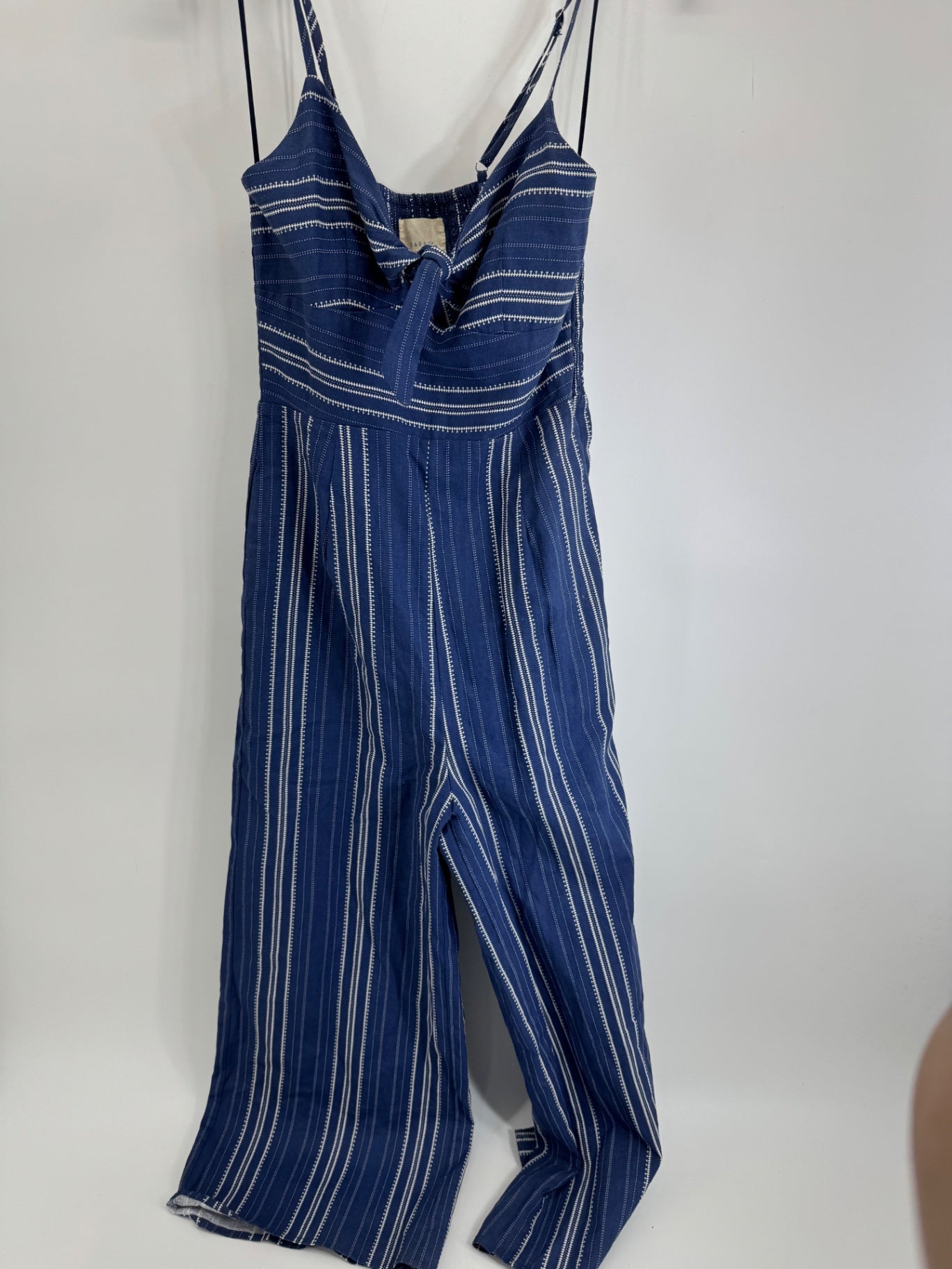 Harper Blue Striped Jumpsuit
