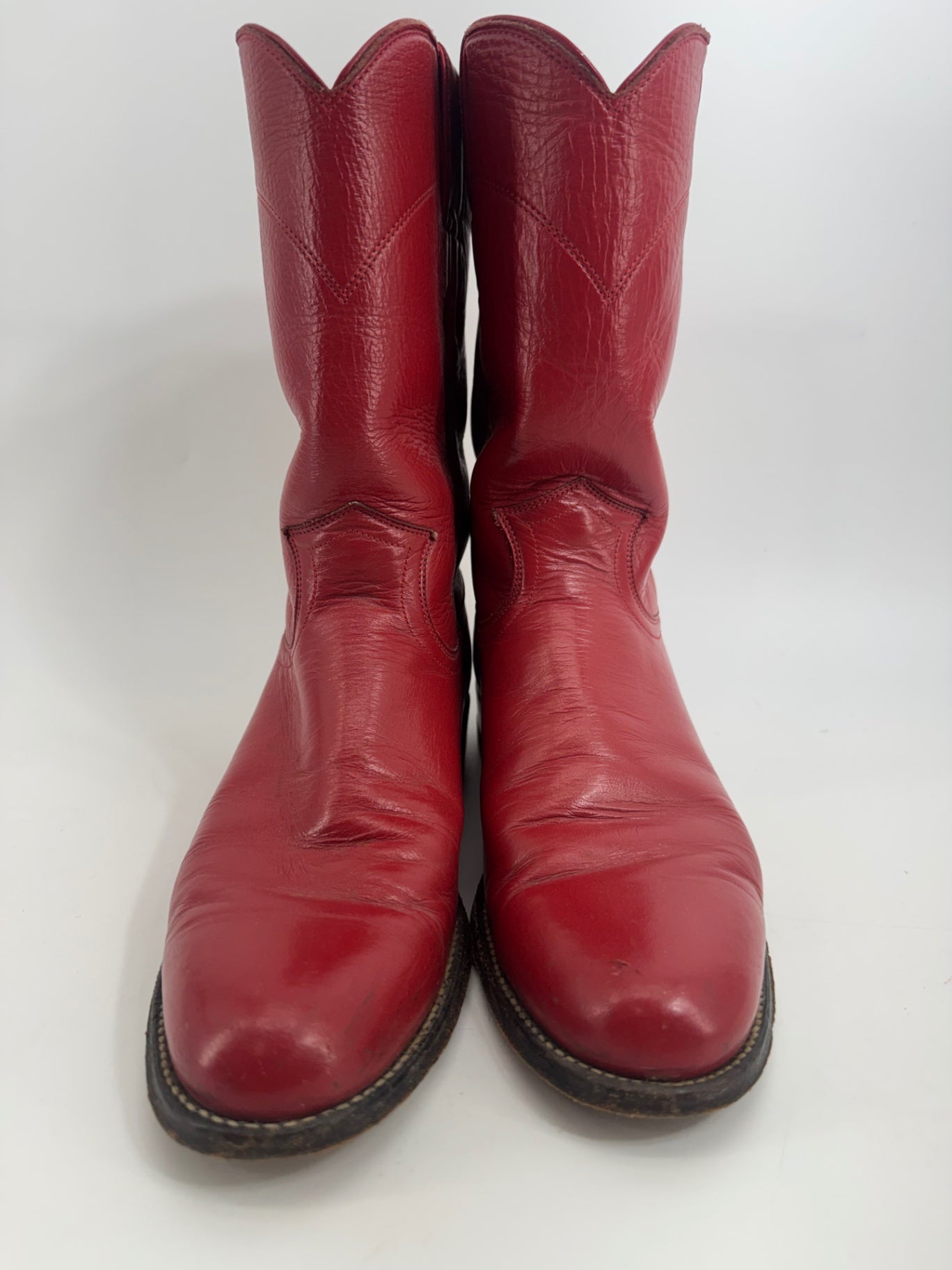 Vintage Justin Red Cowboy Boots Women’s Size 7.5