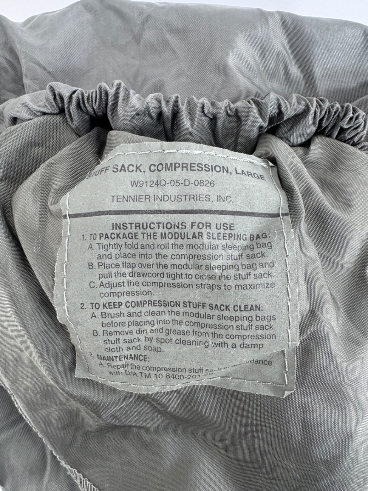 USGI Modular Sleeping Bag System Foliage Green USGI Intermediate Cold