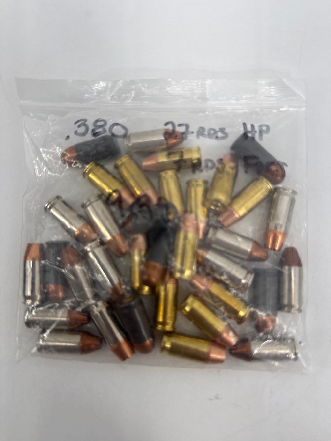 .380 Auto Ammo 34rds HP/SP mix