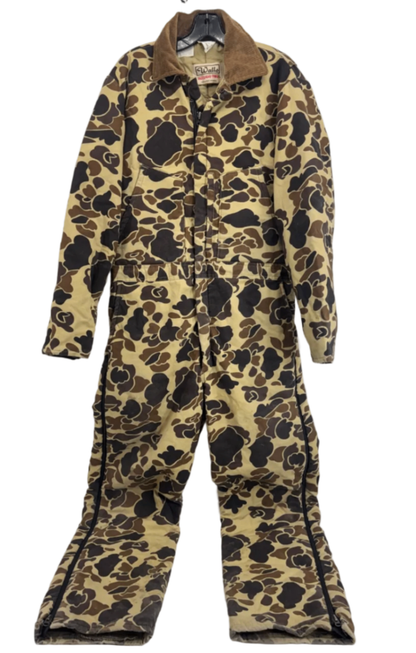 Vintage Walls Duck Camo Jumpsuit Mens Sz Large-Tall