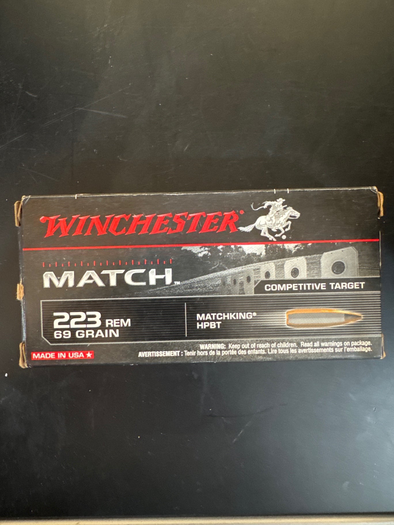 Winchester Match Target 223 Rem 69 Grain Ammo