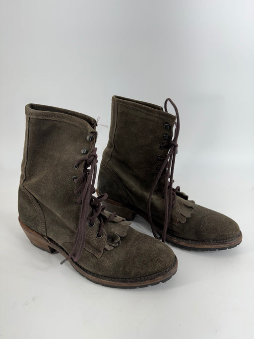 Vintage Shoe Co. Ankle Leather Boots