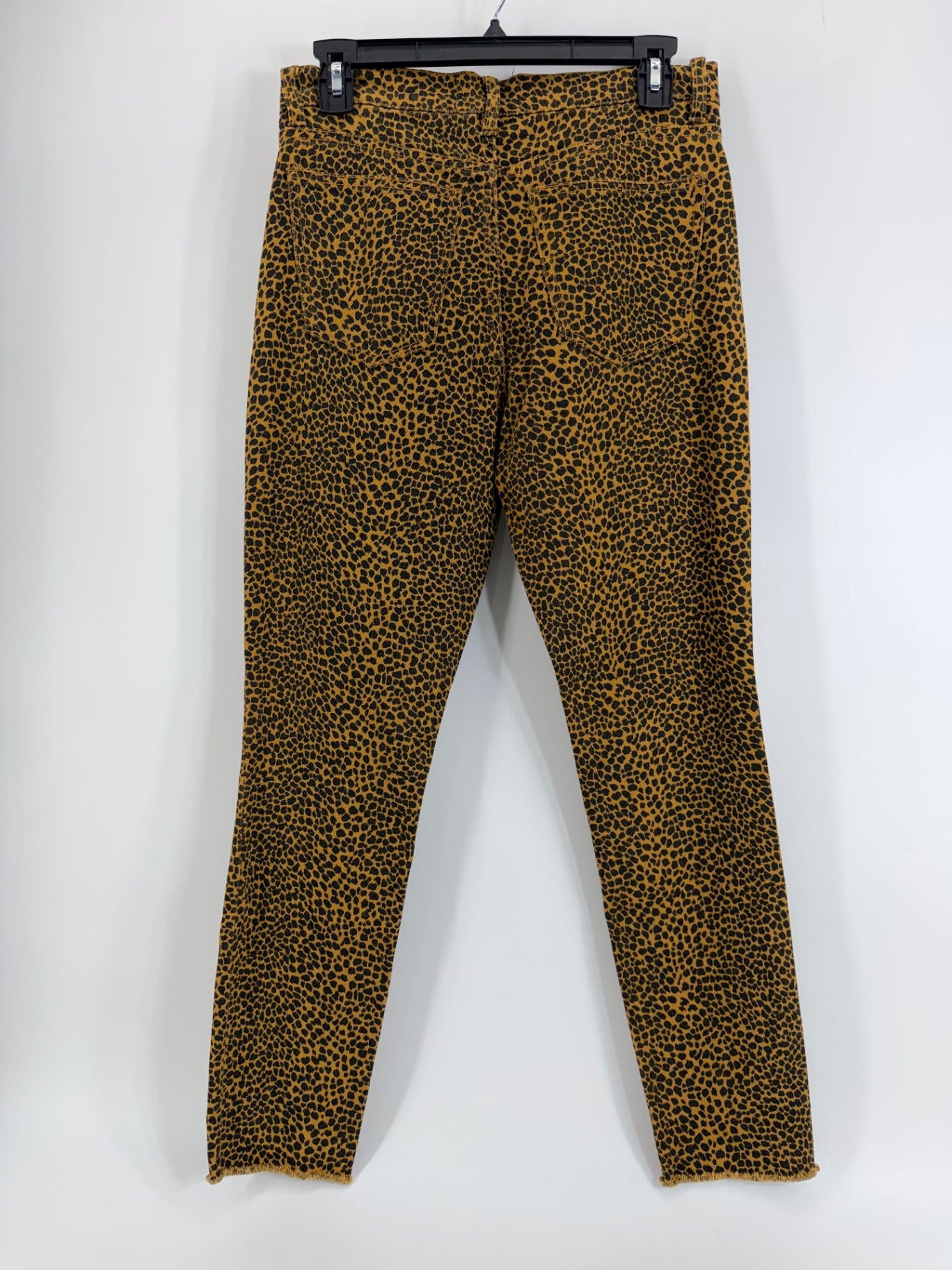 Current Elliott Stiletto Leopard Print Skinny Jeans High Rise NEW Size 27