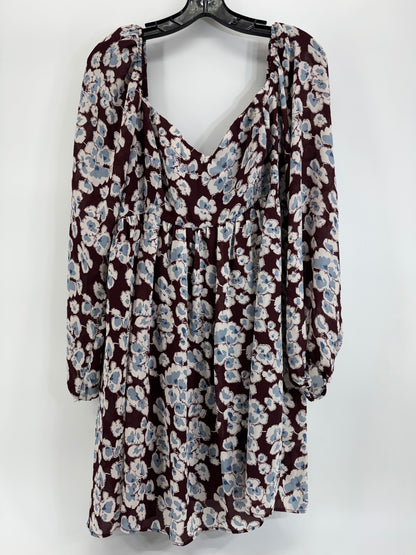 Abercrombie & Fitch Flower Print Dress Women's Sz XL