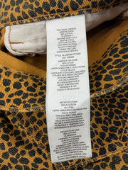 Current Elliott Stiletto Leopard Print Skinny Jeans High Rise NEW Size 27