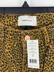 Current Elliott Stiletto Leopard Print Skinny Jeans High Rise NEW Size 27
