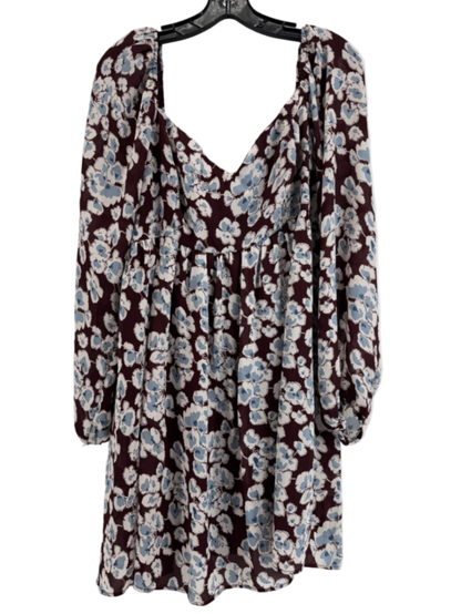 Abercrombie & Fitch Flower Print Dress Women's Sz XL