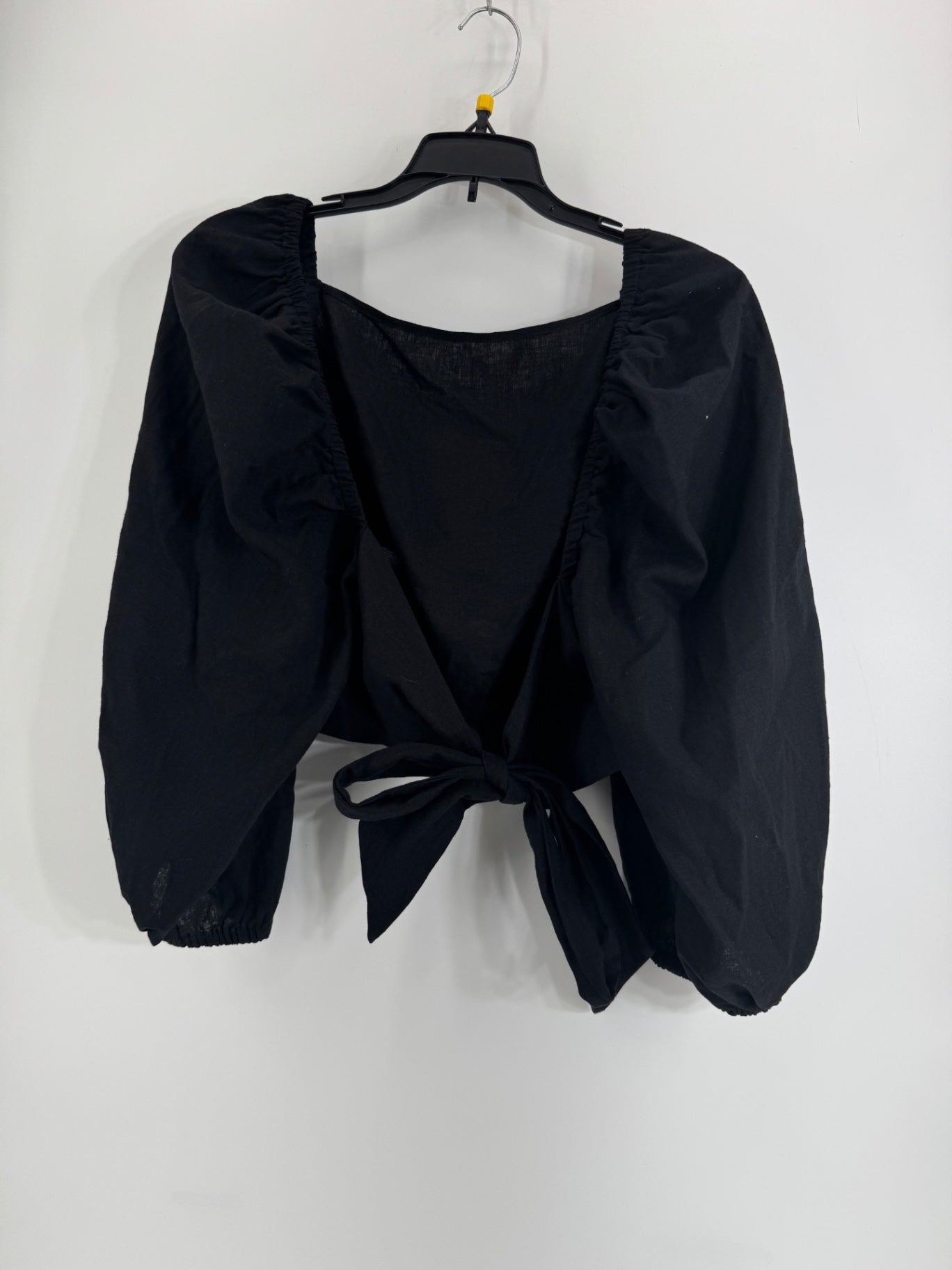 Express Black Crop Shrug Top