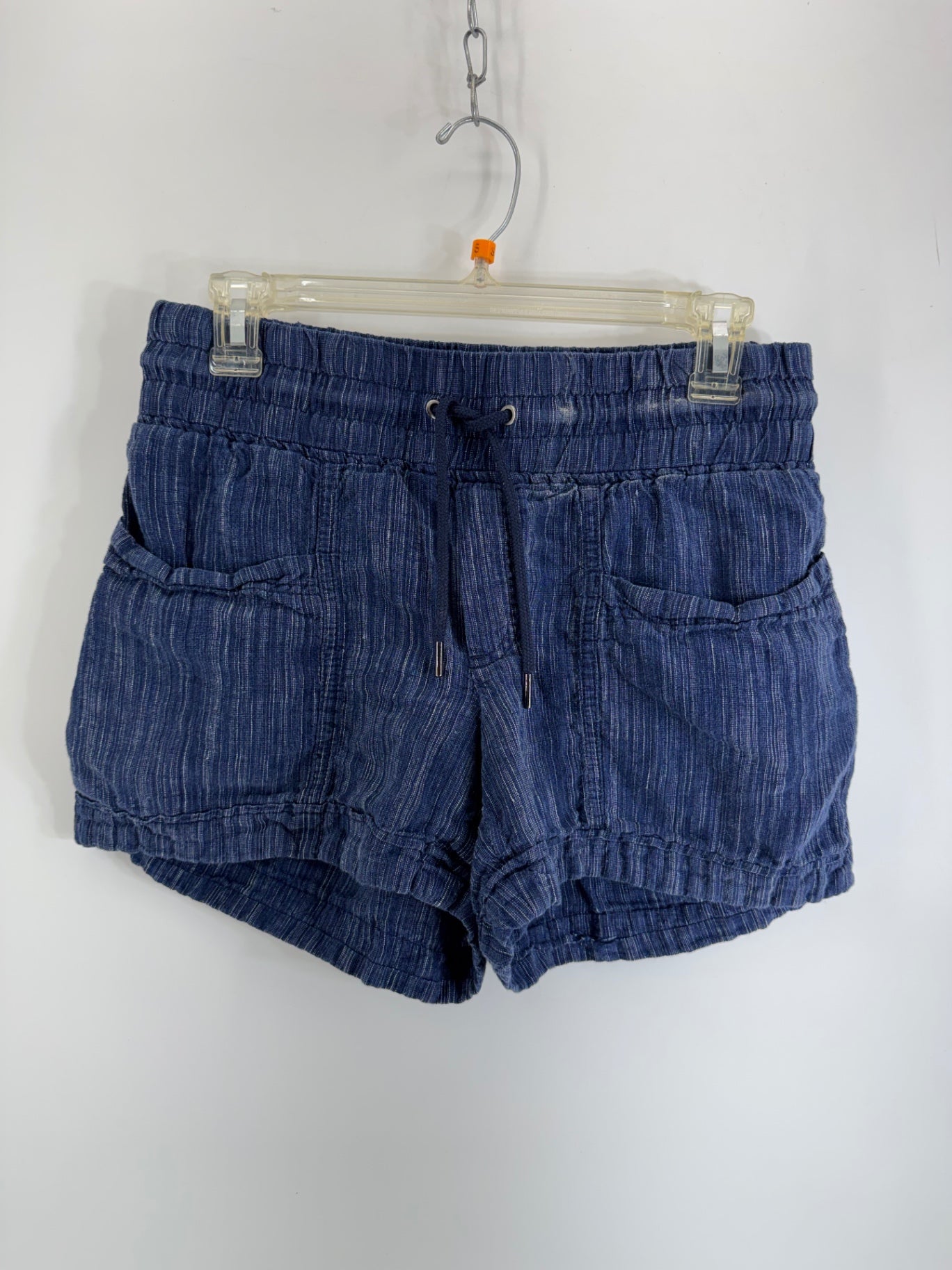 Athleta Navy Striped Shorts