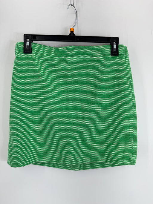J. Crew Green Skirt w/ Dots