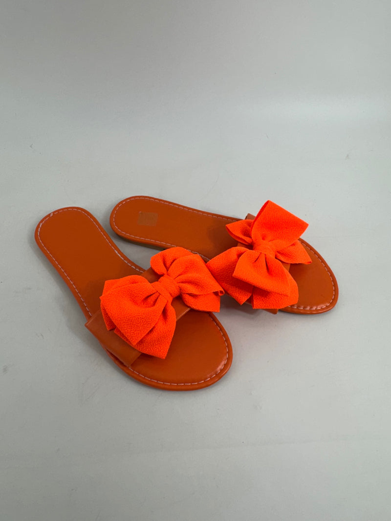 Unbranded Orange Sandals w/ Bows