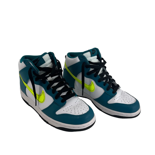 Nike Dunk High Bright Spruce Volt GS Sz 7Y