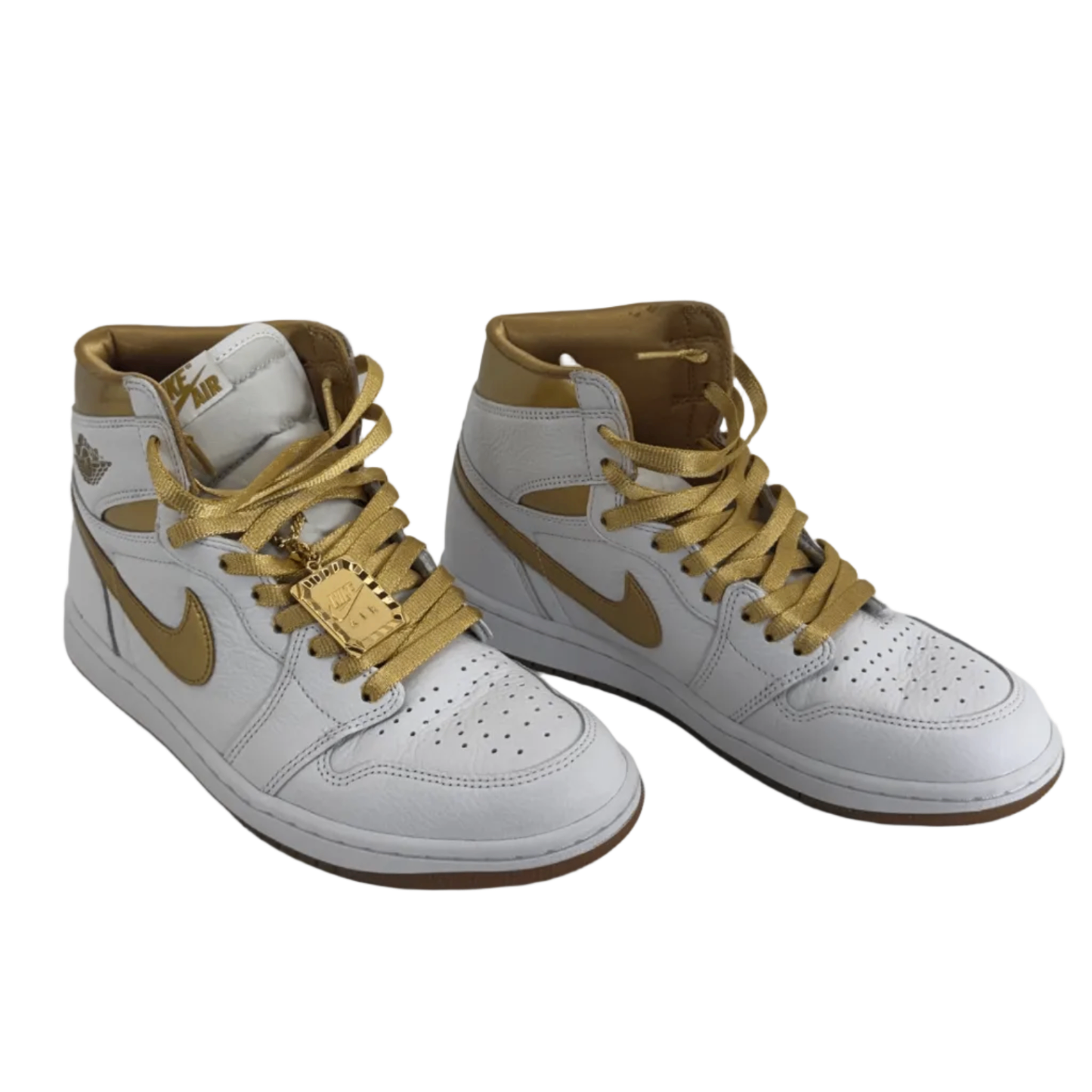 Nike Air Jordan 1 Retro High OG Metallic Gold Sz 8.5
