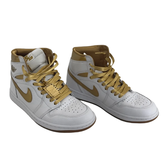 Nike Air Jordan 1 Retro High OG Metallic Gold Sz 8.5