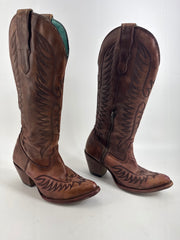 Corral Western Boots w/ Zipper Size 8.5