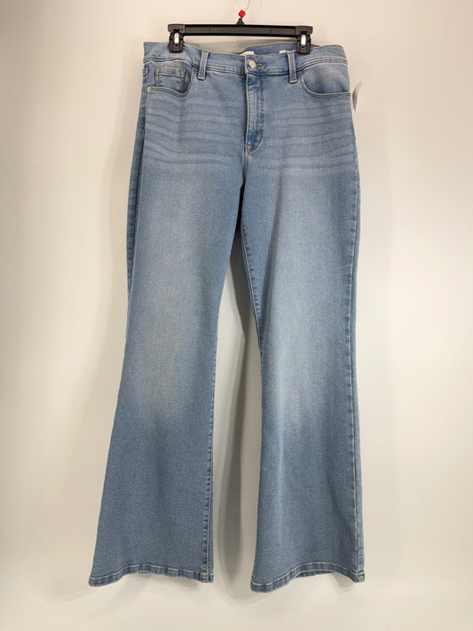 Jessica Simpson Flare Jean Size 14 Light Wash Denim