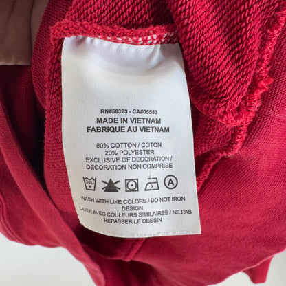 Nike Air Jordan Red Jumpman Embroidered Sweater Size SM