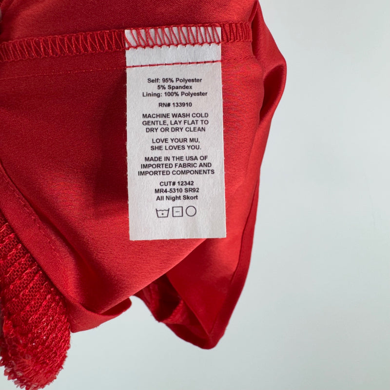 Show Me Your Mumu Red Sequins Skort NWT Size SM