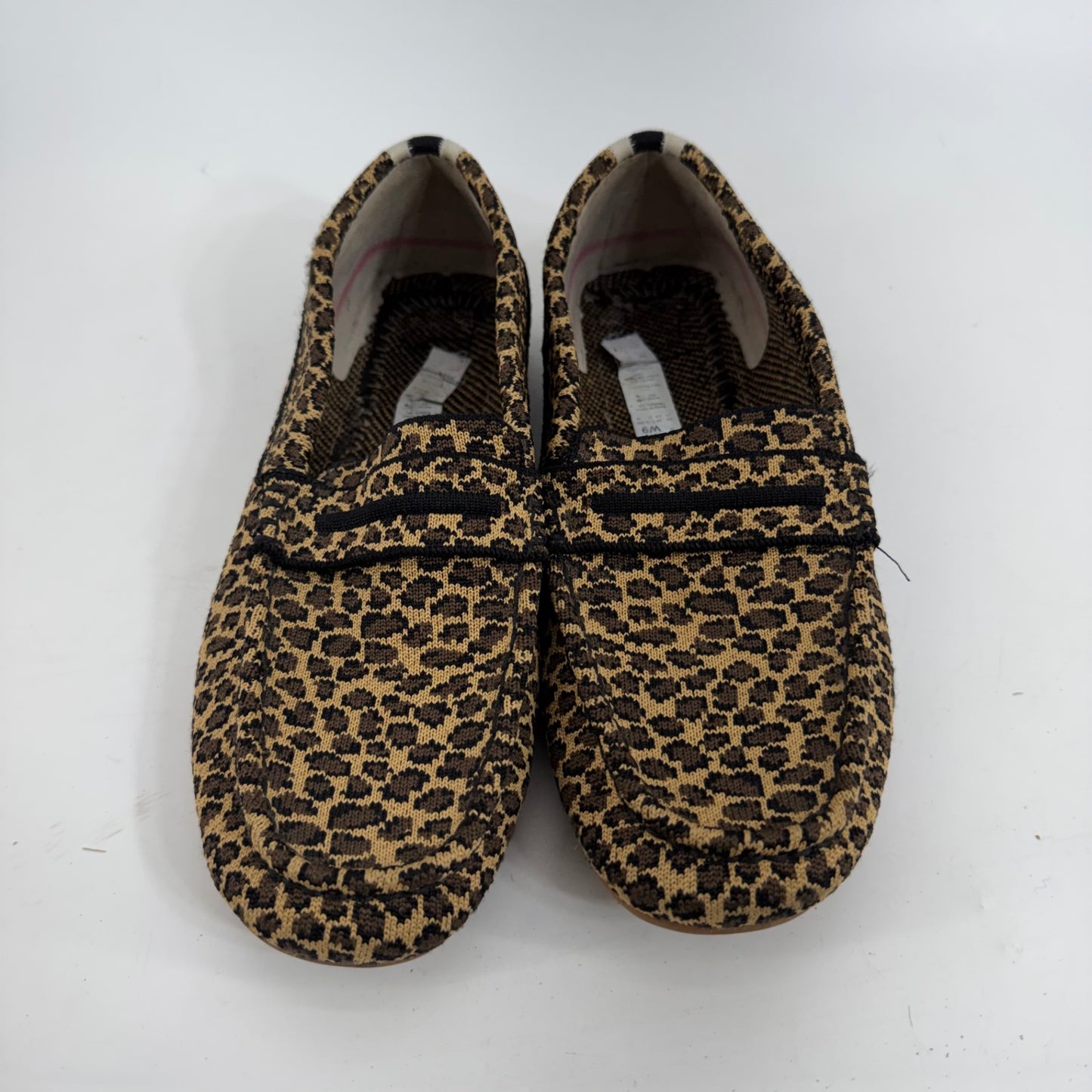 Rothy's Leopard Print Loafers Sz 9