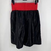 Title Boxing Black/Red Satin Boxing Shorts Size XL