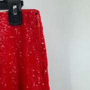 Show Me Your Mumu Red Sequins Skort NWT Size SM