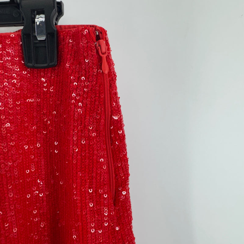 Show Me Your Mumu Red Sequins Skort NWT Size SM