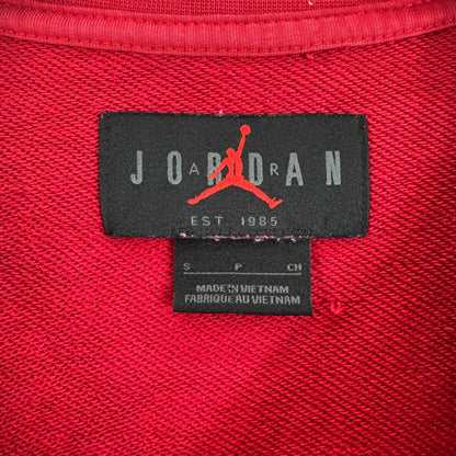 Nike Air Jordan Red Jumpman Embroidered Sweater Size SM