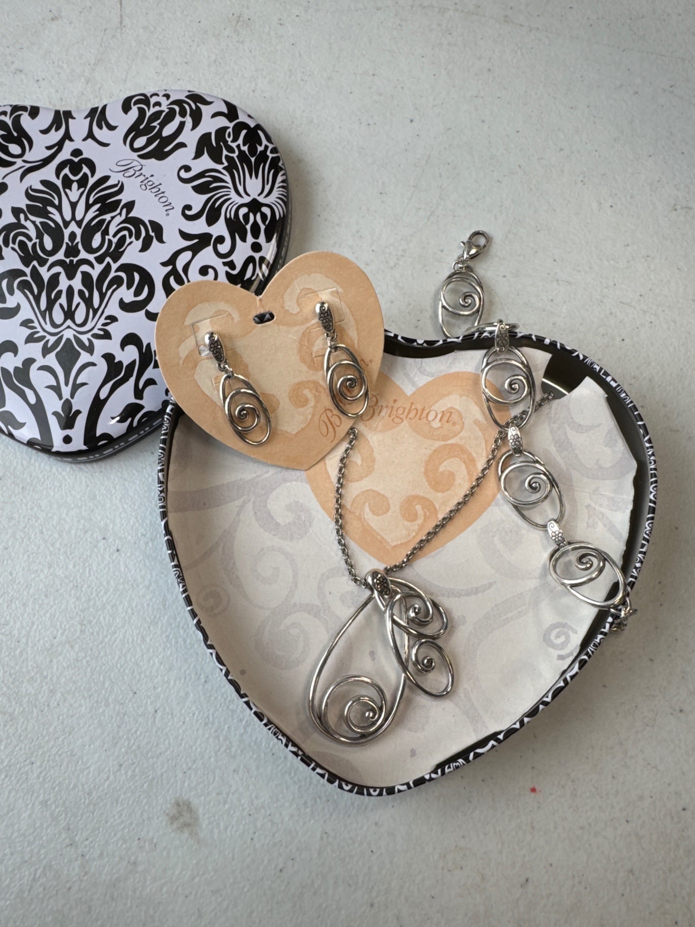 Brighton Rock & Scroll 3 Piece Set Jewelry