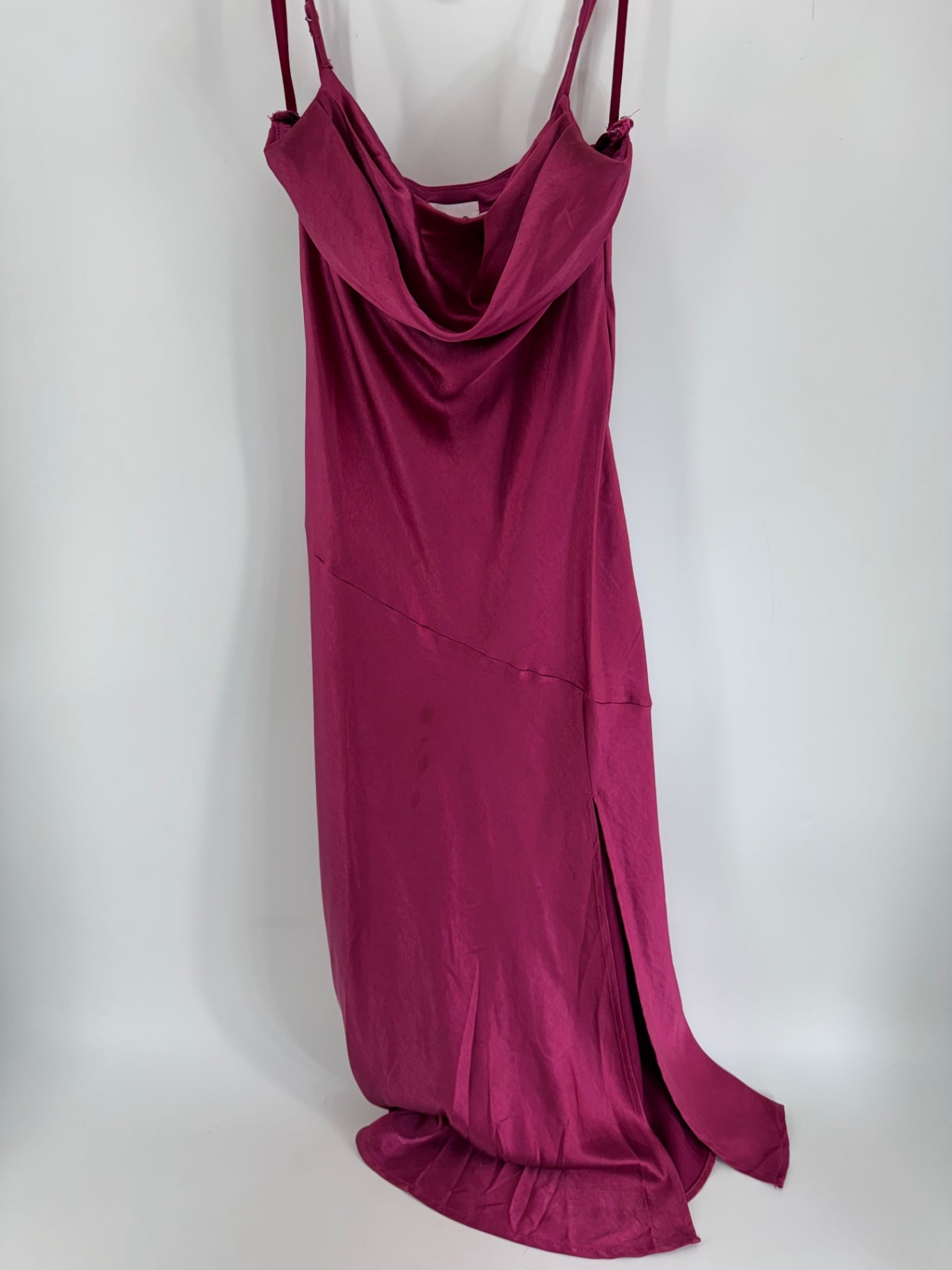 Hello Molly Magenta Slit Dress
