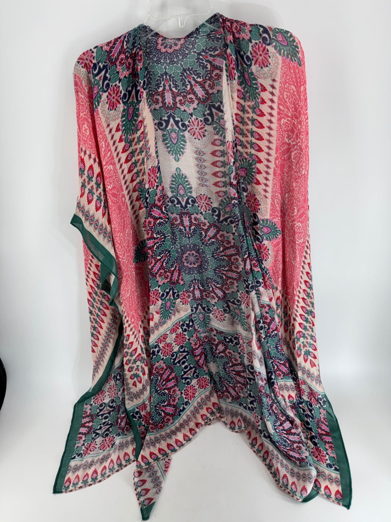 Lovestitch Pink Multicolor Floral Cardigan