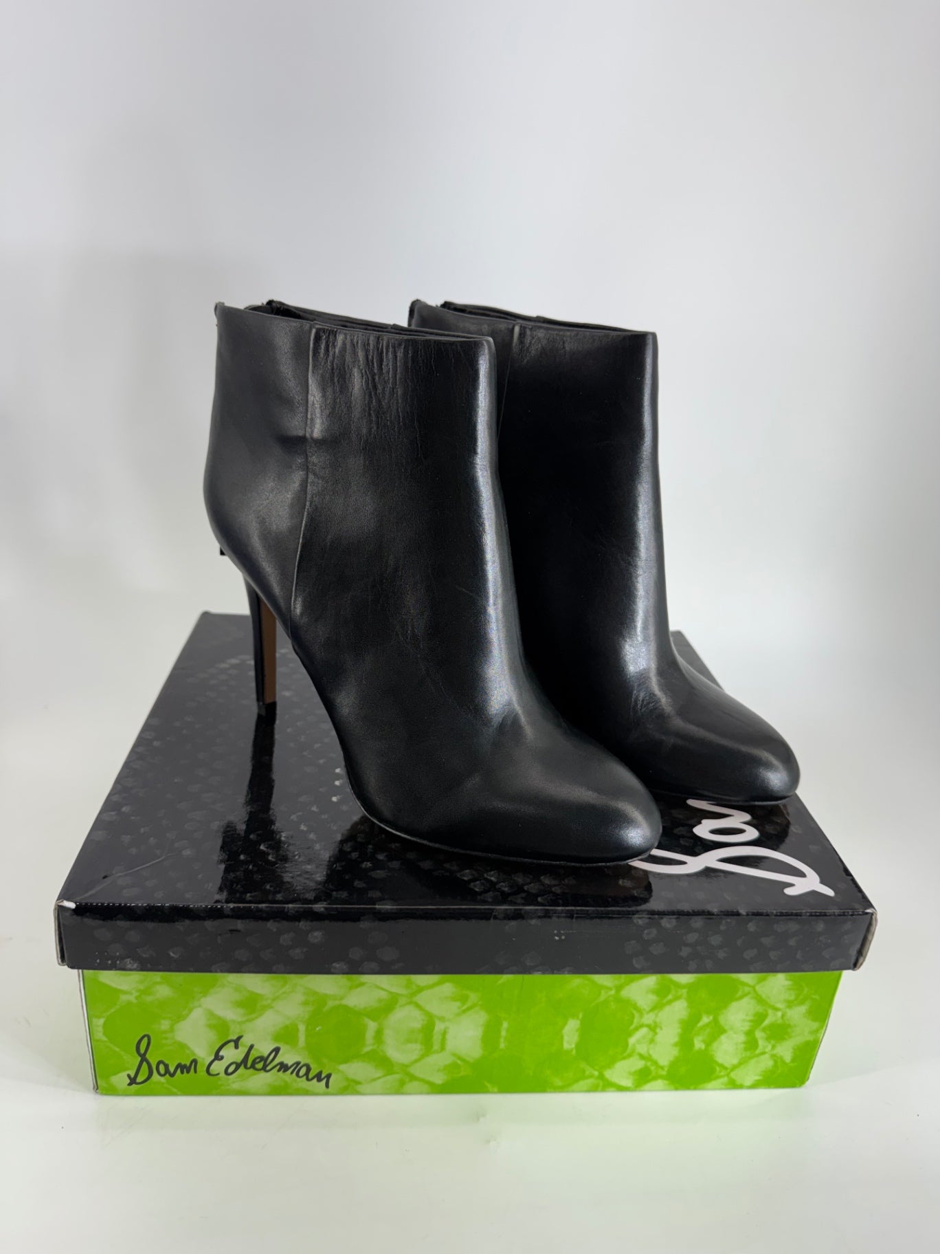 Sam Edelman Black Ankle Heels