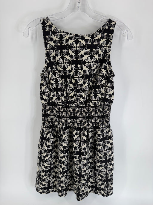 Universal Thread Black Printed Linen Dress