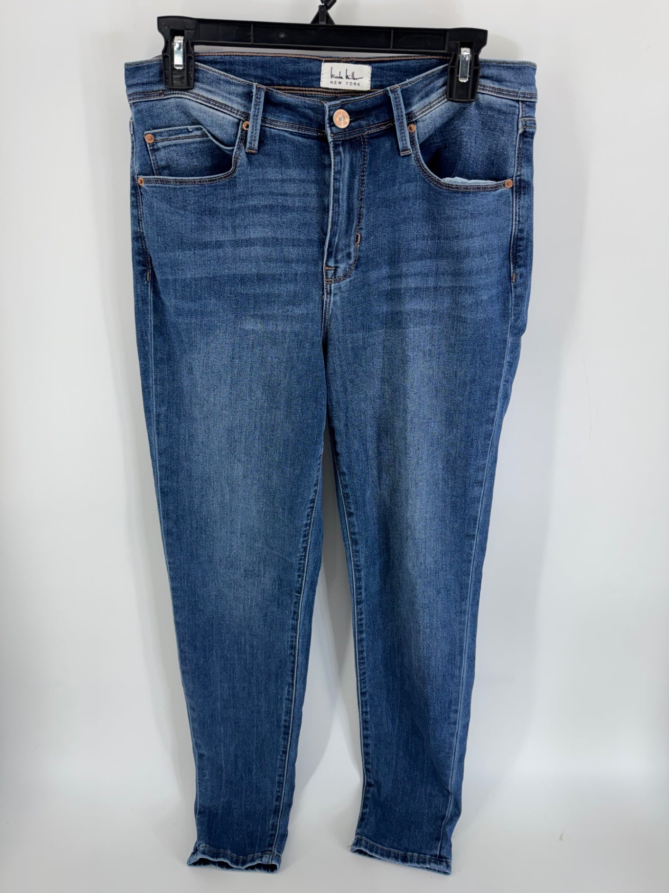 Nicole Miller High Rise Skinny Ankle Jeans