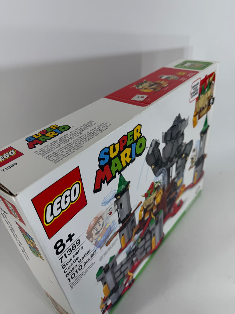 LEGO Super Mario 71369 Bowser's Castle Boss Battle Set New Sealed Box Wear