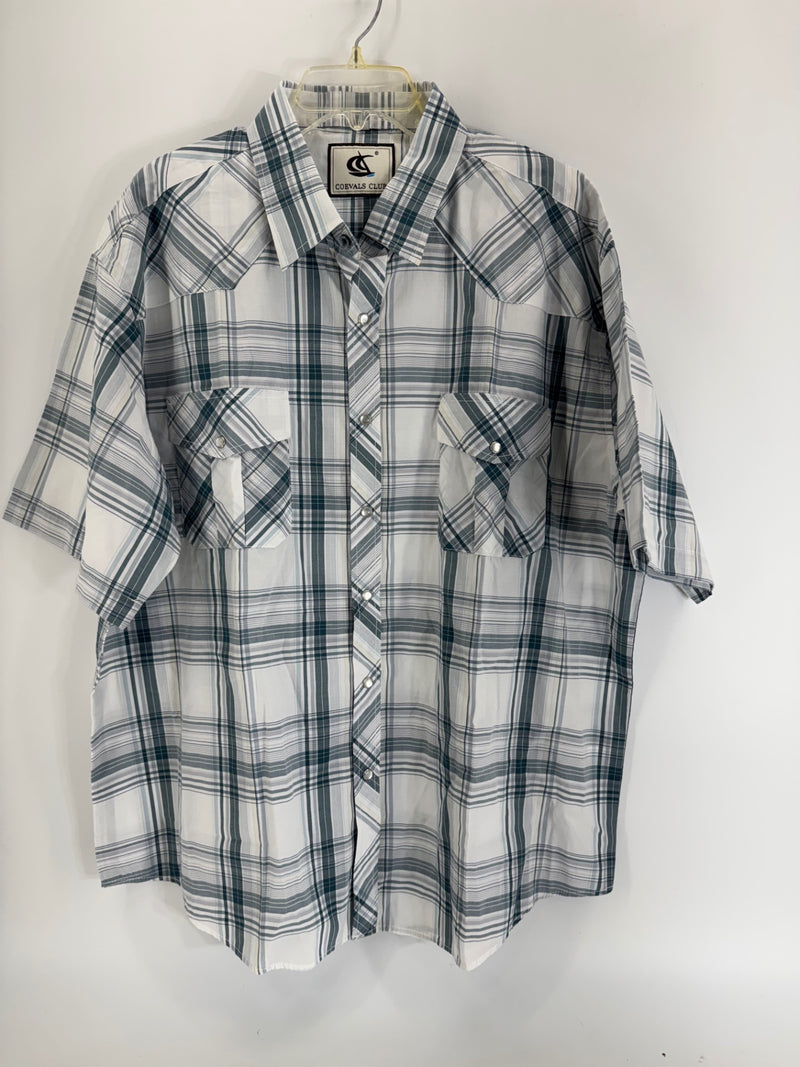 Coevals Club Blue/White Button Up