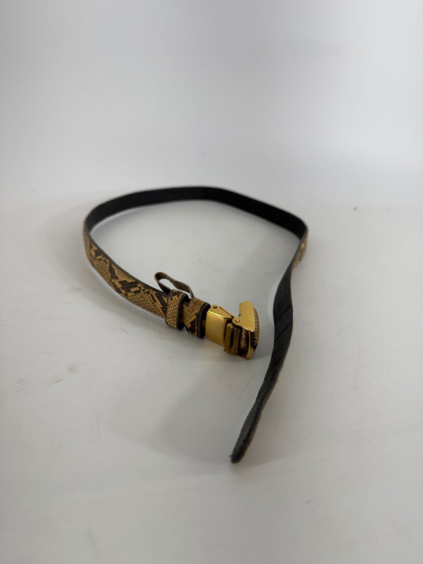 Unbranded Brown Snakeskin Belt