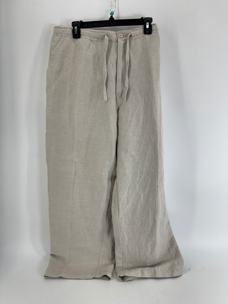 Cubavera Beige Linen Blend Pants