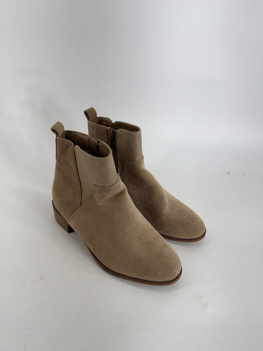 Rebel Taupe Ankle Boots
