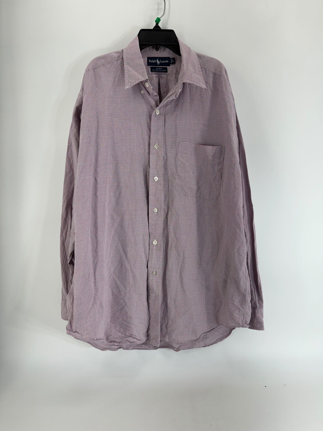 Ralph Lauren Red Mini Checkered Button Up