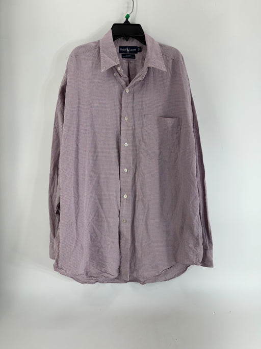 Ralph Lauren Red Mini Checkered Button Up