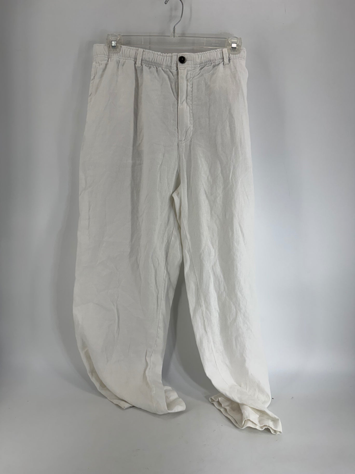 28 Palms White Linen Pants