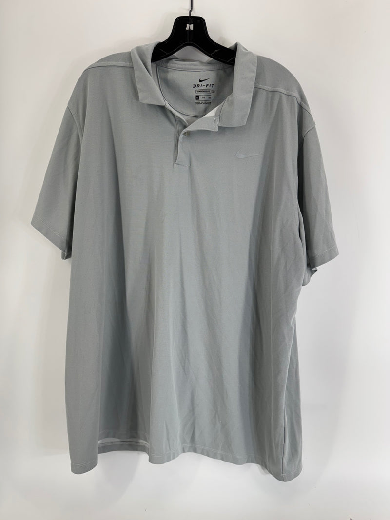Nike Gray Dri-Fit Polo